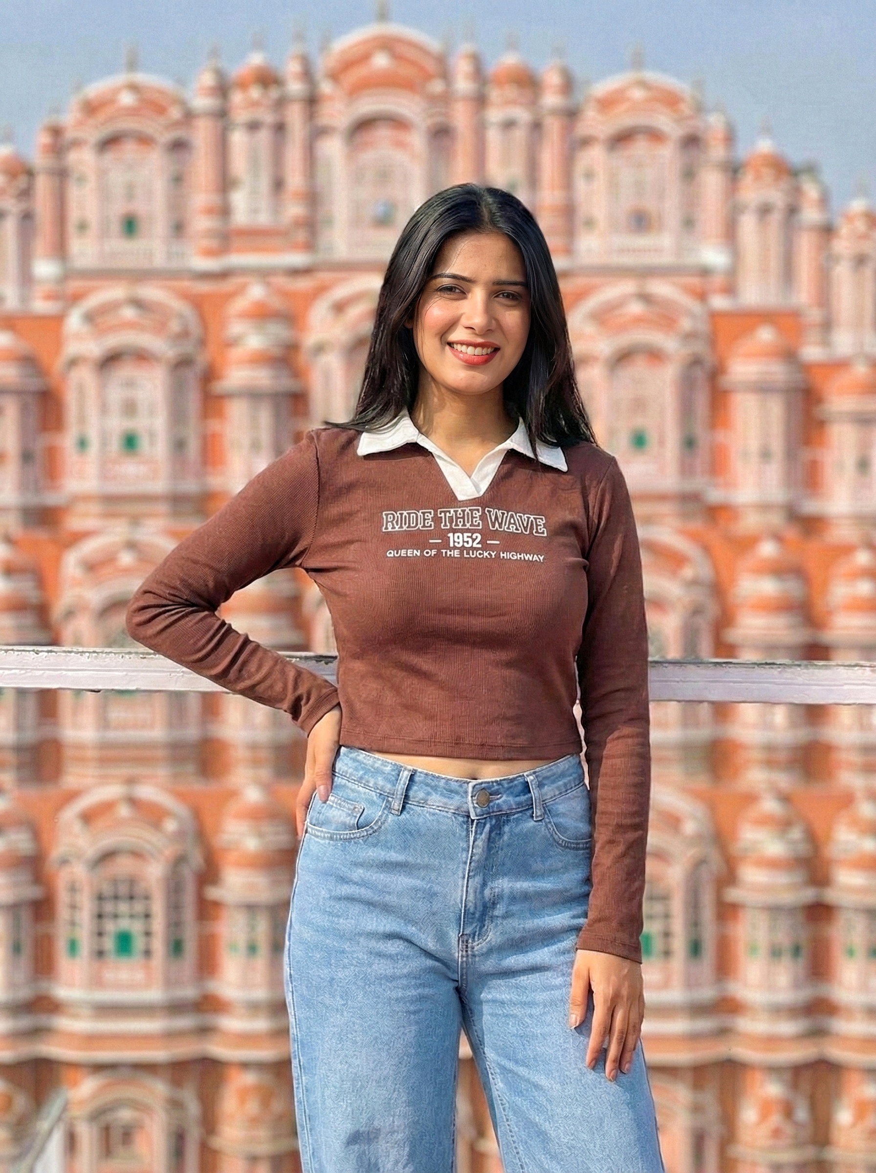 Plane Light Grey | Full Sleeves Top